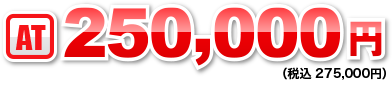 AT：250,000円
