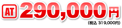 AT:290,000円〜